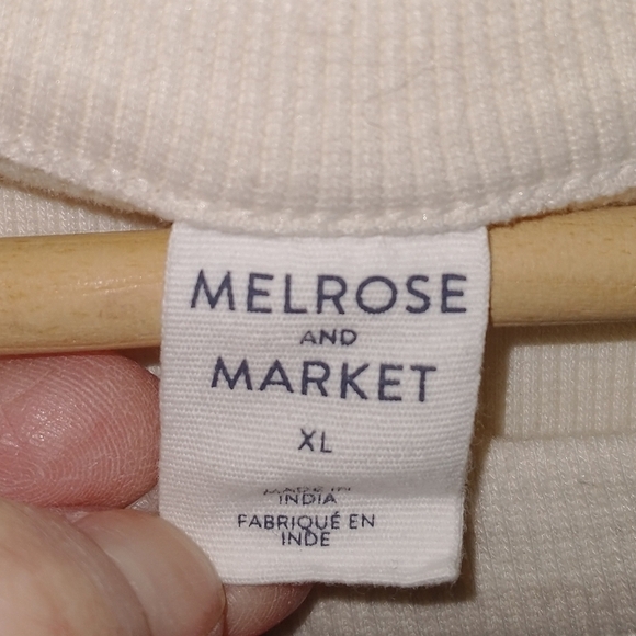 Melrose & Market Nordstrom Elegant Cream Cut Out Mini Dress XL - Picture 4 of 5